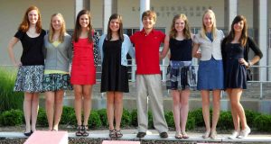 LHHS class of 2011 top eight students