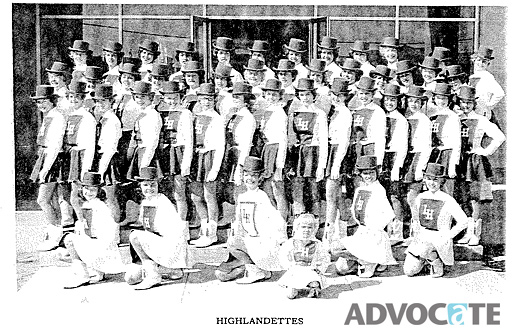 The First Highlandtte team from 1961.