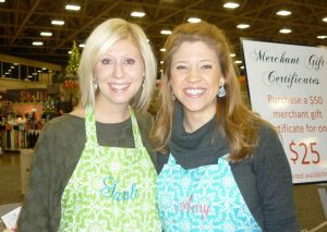 LH's Sarah Staats and Amy Timmerman volunteer at Chi Omega Christmas Market