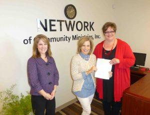 LHWL's Julie Jodie and Mary Barnes with Network's Debbie Childre