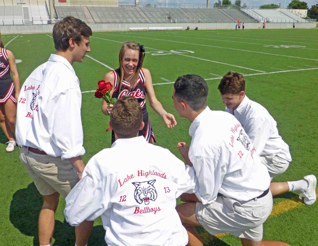 Bell Boys invite Mallory Hale to be their Sweetheart