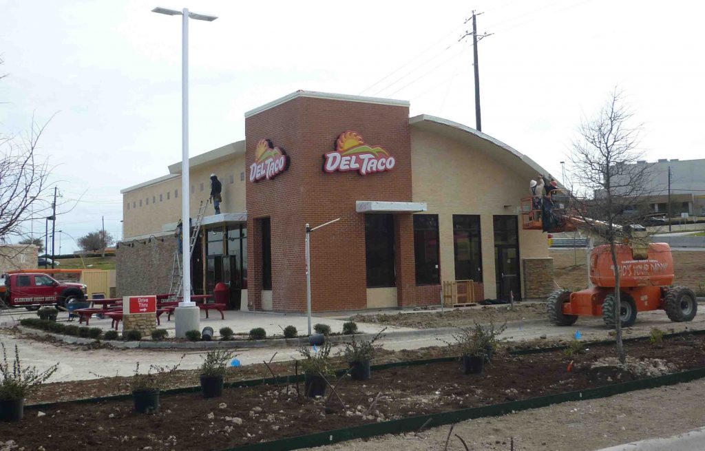 Del Taco as it looked in February of 2012