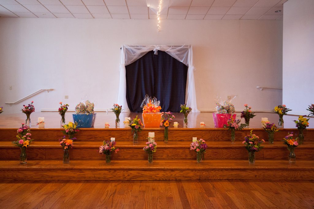 Fresh hand-cut flowers lay await for nuns from the Diocese of Dallas and consecrated women to take home on April 3, 2016. About 50 invitees attended the gathering. (Photo by Rasy Ran)