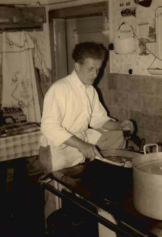 As a young man, Father Josef worked as a chef.