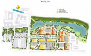 Lake Highlands Town Center site plan Prescott