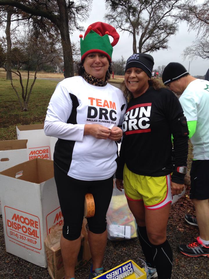 Dallas Running Club members Sunny Savage and Keisha Ragoobir: Kathy Arya