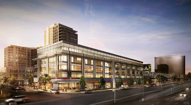 Courtesy rendering of the five-story building to be completed by spring 2015