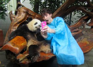 panda selfie