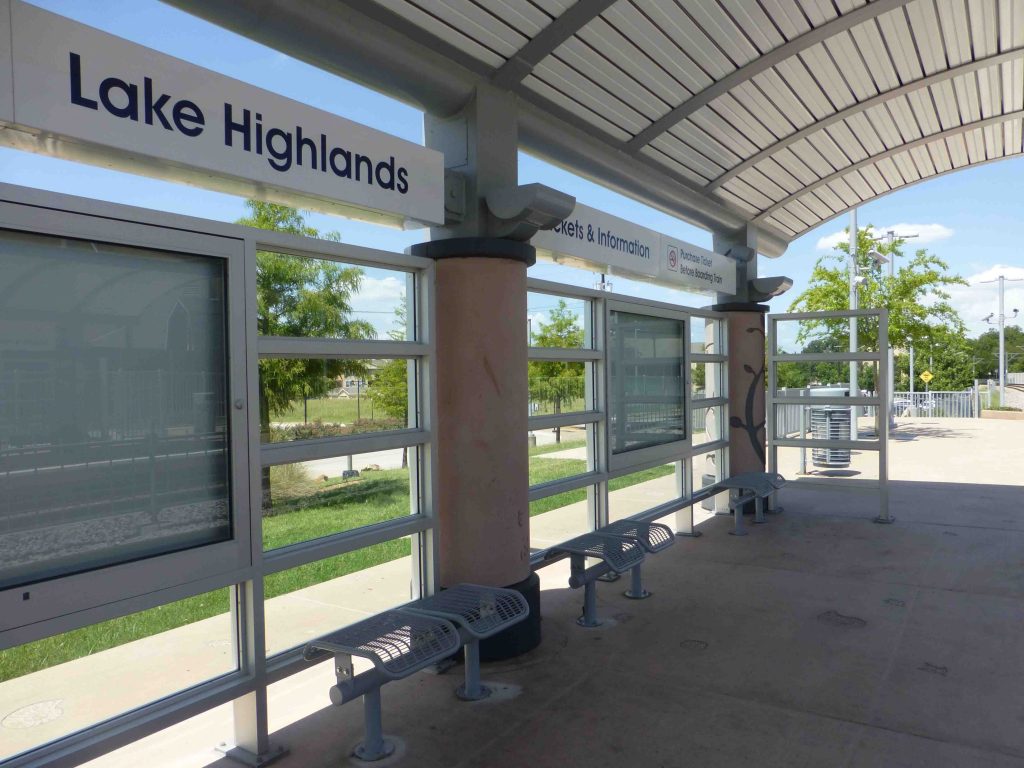 My journey began at the Lake Highlands Station.