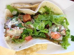 Green Spot's shrimp tacos: all photos via facebook.com/greenspotdallas