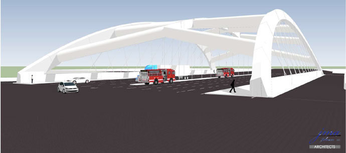 An iconic bridge is at the heart of a plan to realign Skillman at 635. 