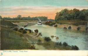 The Trinity River, 1905. All photos courtesy of tuckdb.org. - See more at: http://oakcliff.advocatemag.com/2015/03/trinity-toll-road-alternative-houston-turns-bayou-into-park/#sthash.ULojN679.dpuf