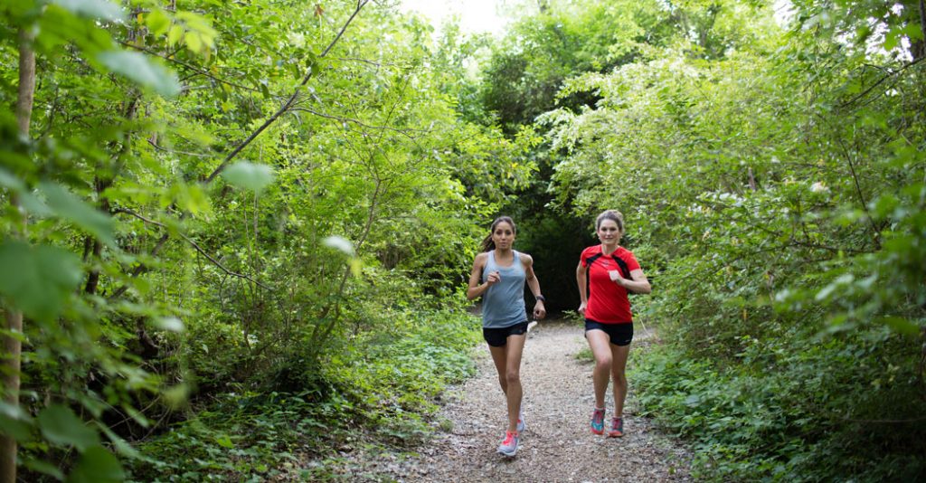 Nicole Studer and Shaheen Sattar, who will compete in the Western States 100-Mile Endurance run this month, are honorary queens of ultrarunning. Photo by Rasy Ran