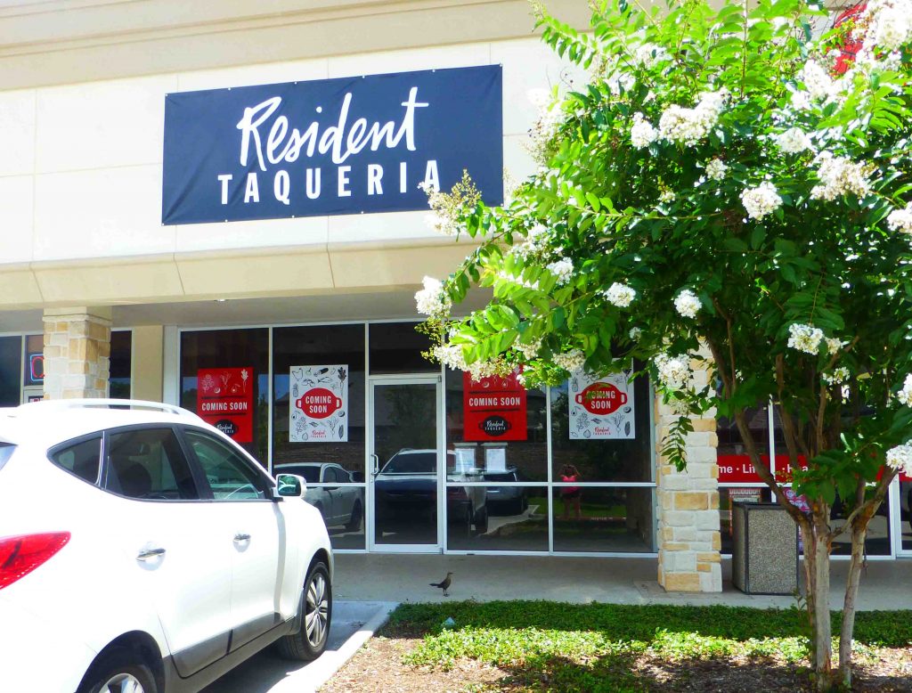 Resident Taqueria will open at Walnut Hill and Audelia next to T.Hee's.