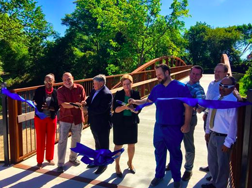 Phase III ribbon cutting ceremony : Friends of the SoPac Trail