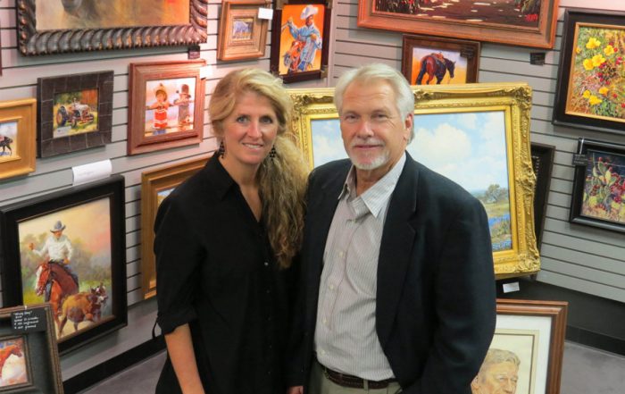 Dutch immigrants Ann and Ben Massar of Dutch Art Gallery