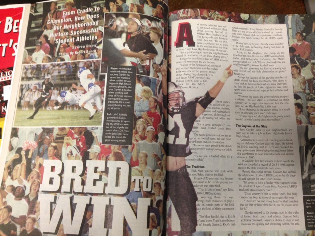 1998 Advocate story "Bred to Win" 