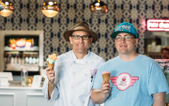 Tom Landis, founder of Howdy Homemade. (Photo By Kathy Tran)