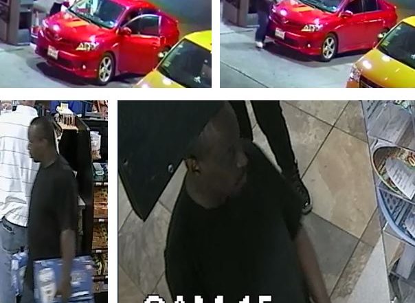 Dallas Police released these images of the man suspected of robbing several neighbors at gunpoint, and the vehicle used for his getaway.