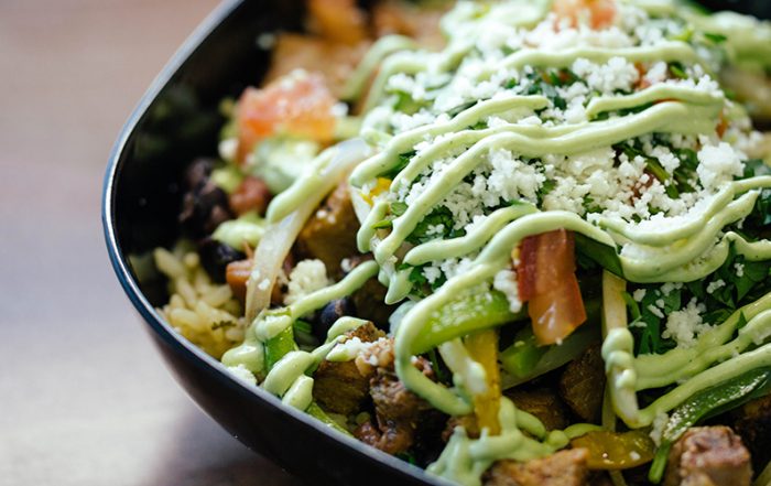 Frank’s Taco Grill menu items can also be ordered in a bowl for those hoping to avoid the carbs. (Photo by Kathy Tran)