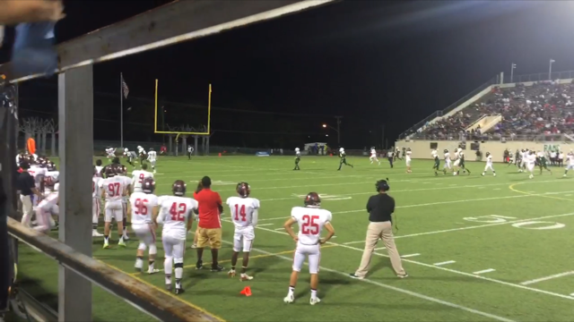 Lake Highlands High School vs. Berkner High on Sept. 23, 2016. (Photo by Tate Martin)