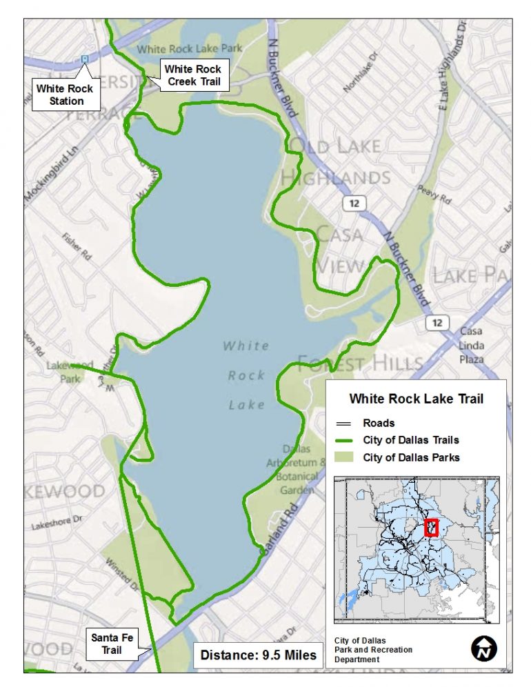 white rock bike trail map