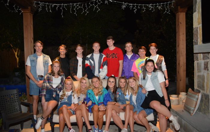 Lake Highlands High School seniors enjoying homecoming weekend. (Photo by Tate Martin)