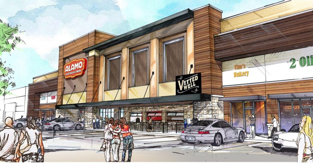 Retail Plaza, Inc.'s center at Skillman-Abrams will be anchored by the new Alamo Drafthouse