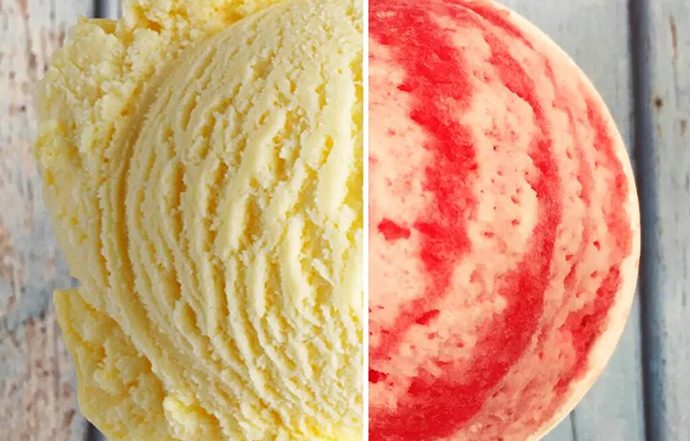Ice cream aside flavored Sno from Bahama Bucks (Photo provided by Bahama Buck’s)