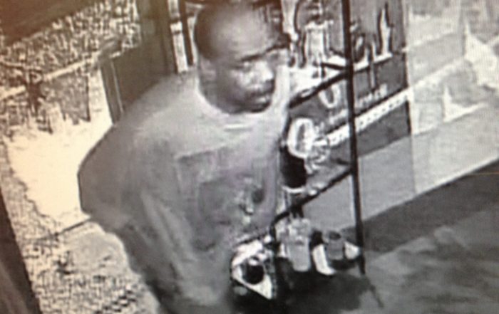 The man who broke into Makers Connect was caught on security footage. (Courtesy of Makers Connect)