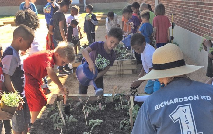Hamilton Park Pacesetter Magnet's outdoor education in “The Garden of Life.”