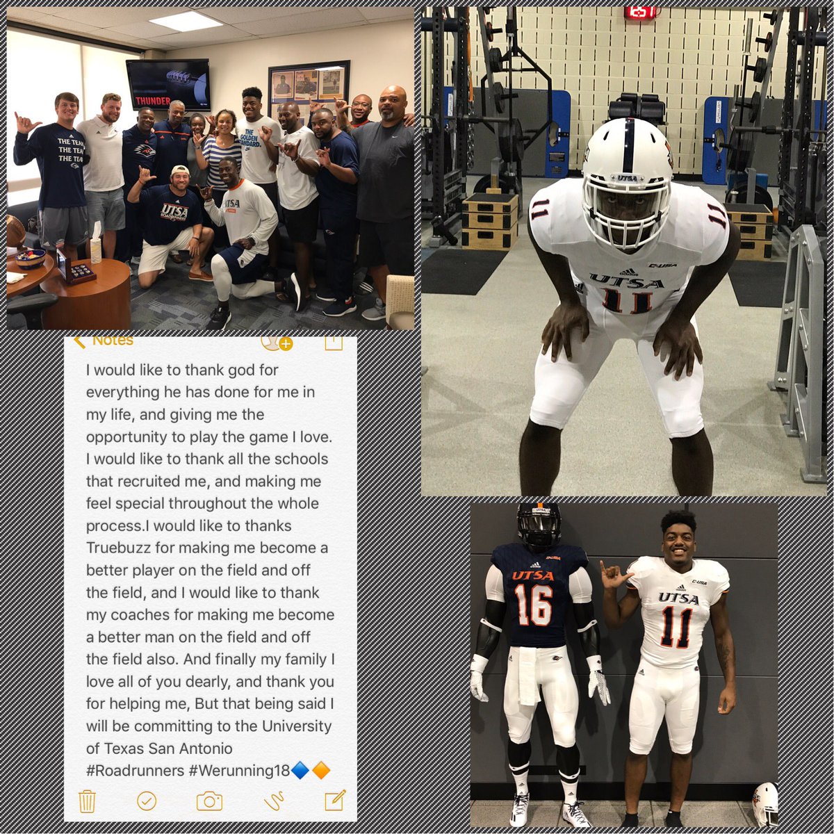 Trumane Bell's college acceptance announcement on Twitter.