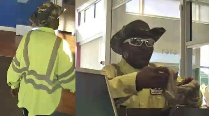 This unusually dressed man robbed the Capital One Bank on Retail Road on Oct. 23, 2017. 