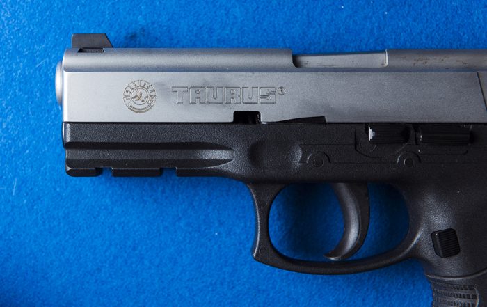 The actual handgun used in the incident. (Photo by Danny Fulgencio)