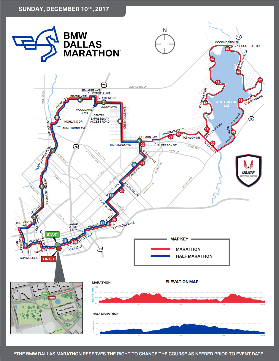 Here's what streets are closing this weekend for the Dallas marathon ...