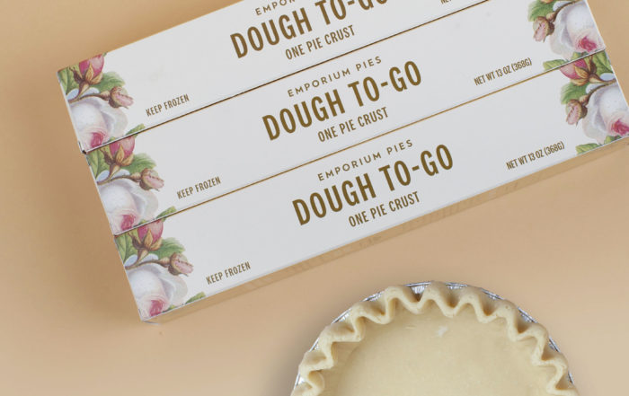 boxes of pie crust from Emporium Pies