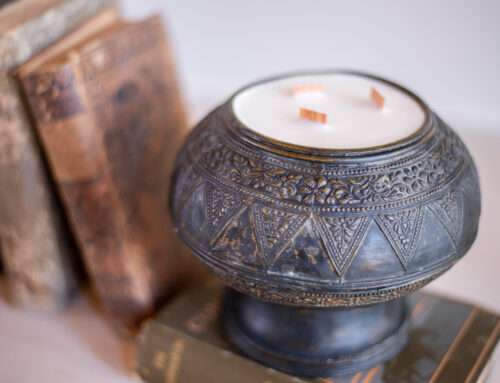 Old Flame Candle Co. brings modern scents to timeless vintage vessels