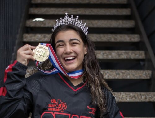 Fernanda Lopez is Lake Highlands’ homecoming queen and wrestling champion