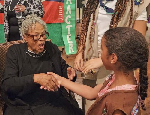‘Make yourself a committee of one’: Opal Lee shares life lessons with Girl Scouts