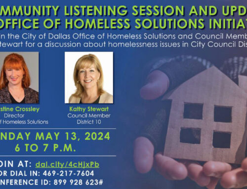 Homelessness in Dallas: Listening session set for Monday