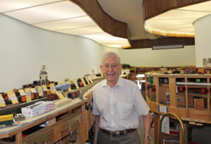 Lloyd Keyser has a serious train collection