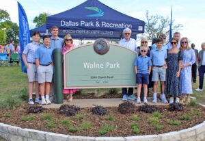 Walne Park officially renamed as proud family and grateful friends look on
