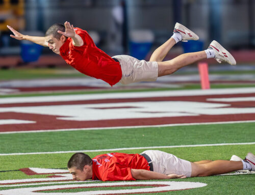 Red White Game in Lake Highlands, Texas