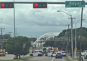 Pickup driver dead after collision with DART train