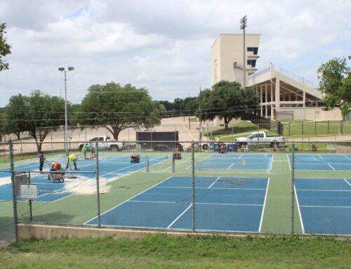 Conversion from tennis to pickleball courts quadruples the fun