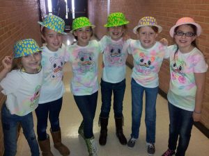 4th Grade, Neon Pandas with Rainbow Mustaches