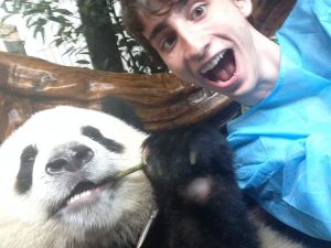Selfie with a Panda