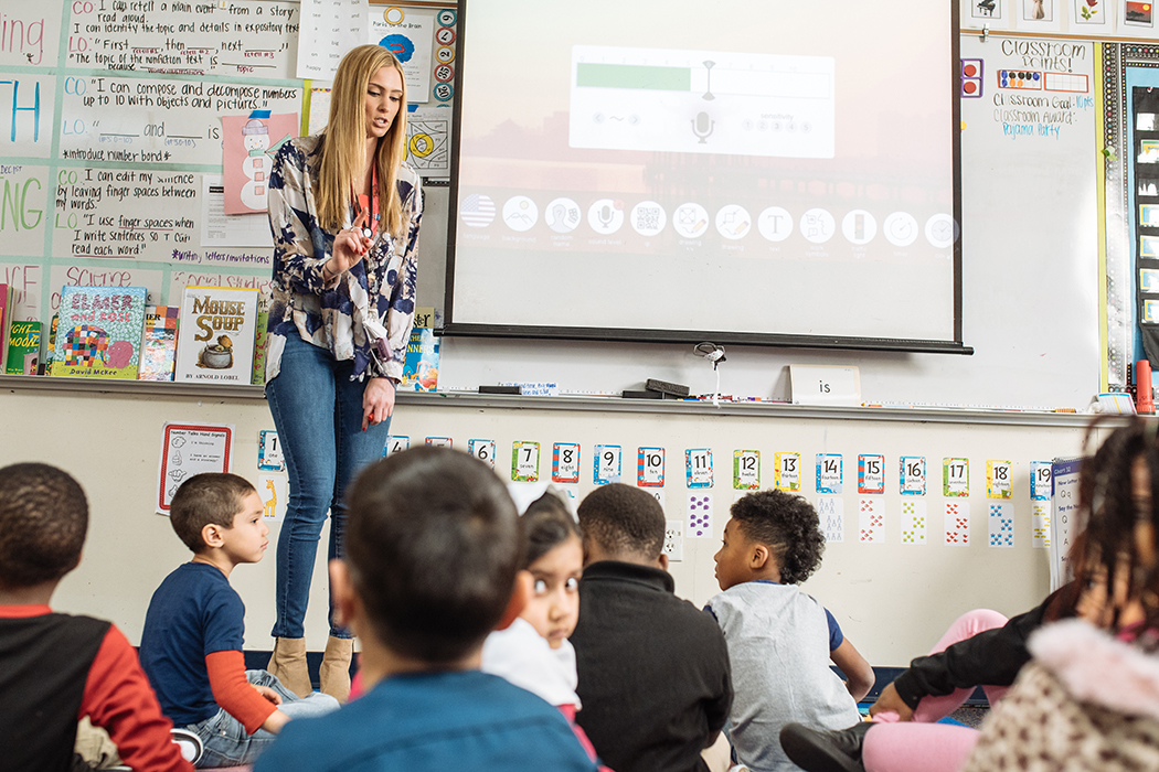 Taylor Christian’s kindergarten class learns at Forest Lane Academy, one of Richardson ISD’s most diverse student bodies. (Photos by Kathy Tran)