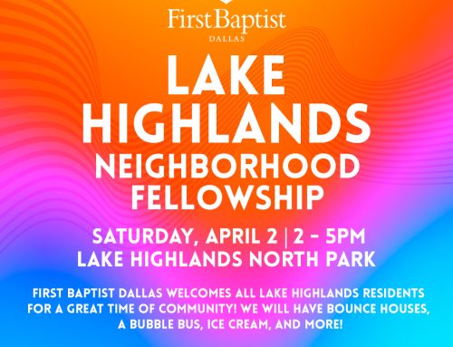 First Baptist Dallas hosts neighborhood outreach at Lake Highlands North Park